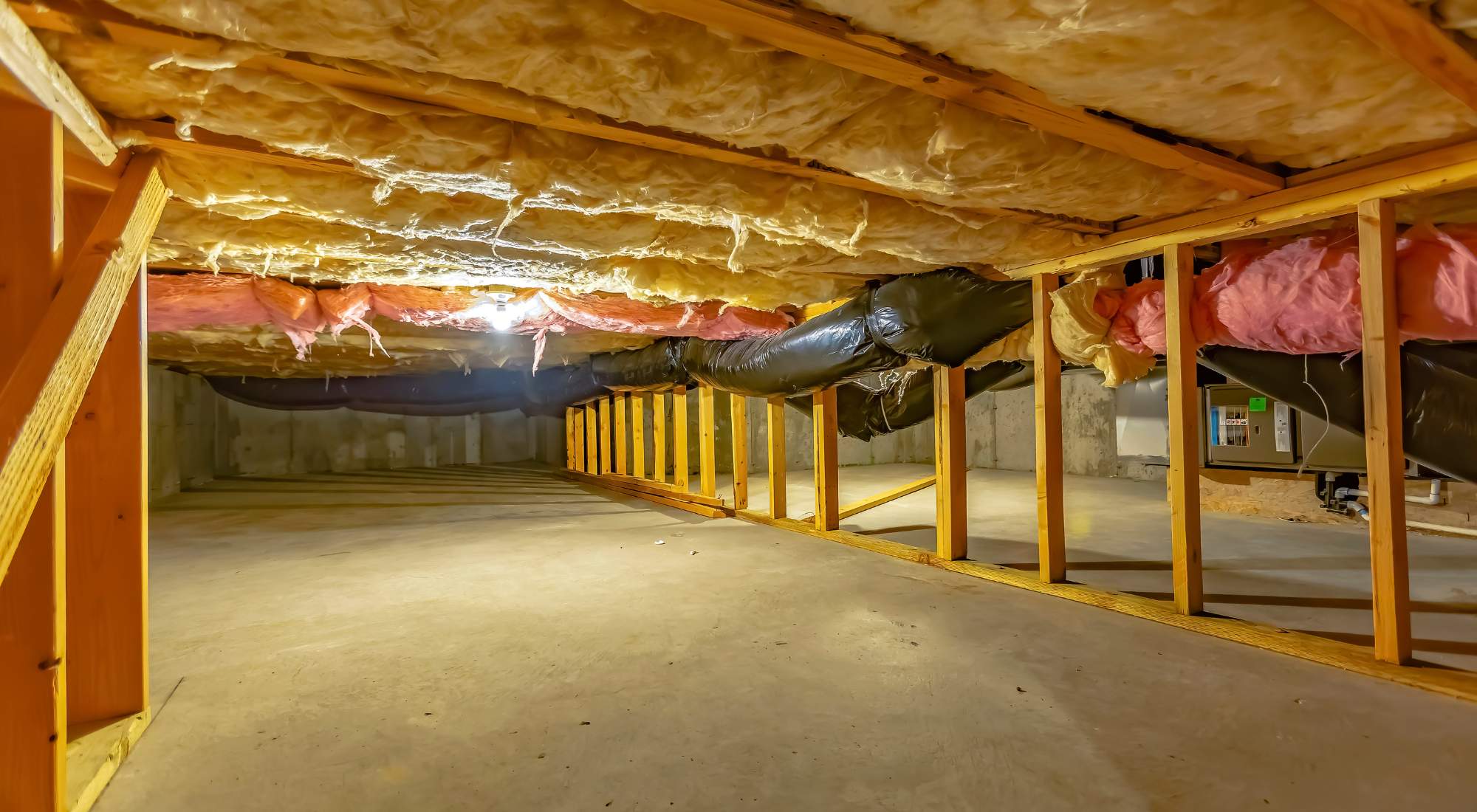 how to prevent moisture crawl space