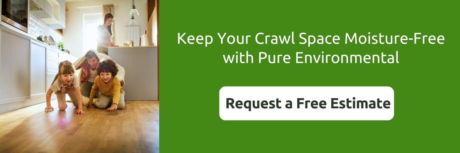 how to prevent moisture in crawl space