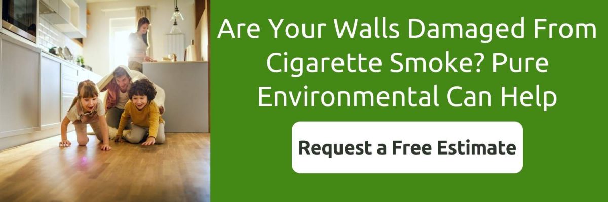 How to Clean Cigarette Smoke-Damaged Walls - Pure Environmental